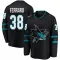 Black Men's Mario Ferraro Breakaway San Jose Sharks Alternate Jersey