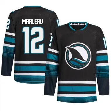 Black Men's Patrick Marleau Authentic San Jose Sharks Alternate Primegreen Jersey