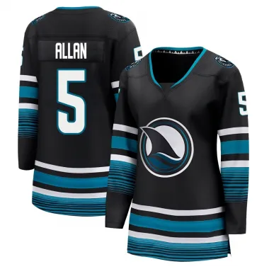 Black Women's Nolan Allan Breakaway San Jose Sharks Alternate Premier Jersey