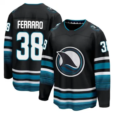 Black Youth Mario Ferraro Breakaway San Jose Sharks Alternate Premier Jersey