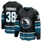 Black Youth Mario Ferraro Breakaway San Jose Sharks Alternate Premier Jersey