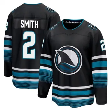 Black Youth Will Smith Breakaway San Jose Sharks Alternate Premier Jersey