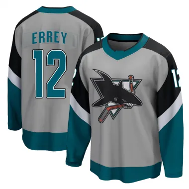 Gray Men's Bob Errey Breakaway San Jose Sharks 2020/21 Special Edition Jersey
