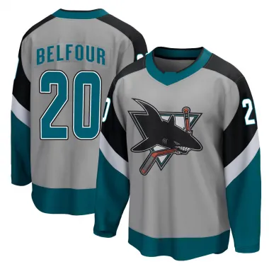 Gray Youth Ed Belfour Breakaway San Jose Sharks 2020/21 Special Edition Jersey