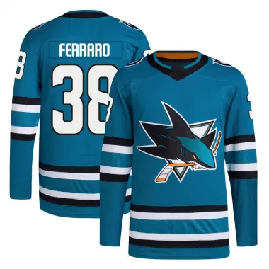 Teal Men's Mario Ferraro Authentic San Jose Sharks Home Primegreen Jersey