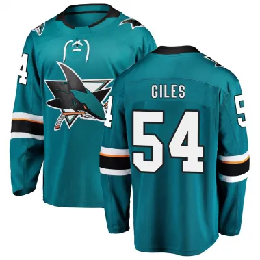 Teal Men's Patrick Giles Breakaway San Jose Sharks Home Jersey