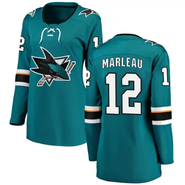 Teal Women's Patrick Marleau Breakaway San Jose Sharks Home Jersey