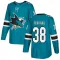 Teal Youth Mario Ferraro Authentic San Jose Sharks Home Jersey