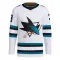 White Men's Mario Ferraro Authentic San Jose Sharks Away Primegreen Jersey
