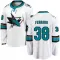 White Men's Mario Ferraro Breakaway San Jose Sharks Away Jersey