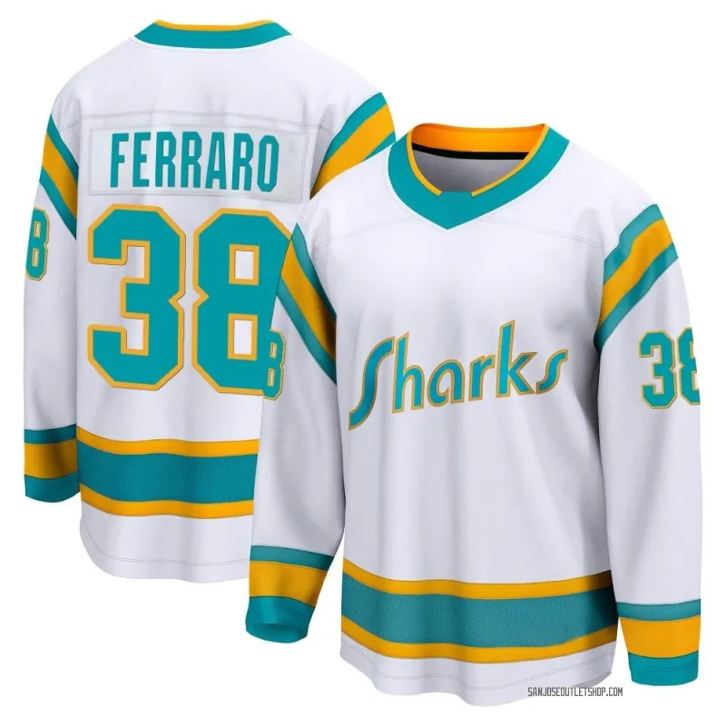 White Men's Mario Ferraro Breakaway San Jose Sharks Special Edition 2.0 Jersey