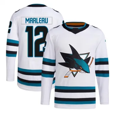 White Men's Patrick Marleau Authentic San Jose Sharks Away Primegreen Jersey