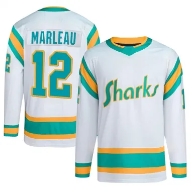 White Men's Patrick Marleau Authentic San Jose Sharks Reverse Retro 2.0 Jersey