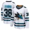 White Youth Mario Ferraro Breakaway San Jose Sharks Away 2nd Jersey