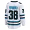 White Youth Mario Ferraro Breakaway San Jose Sharks Away 2nd Jersey